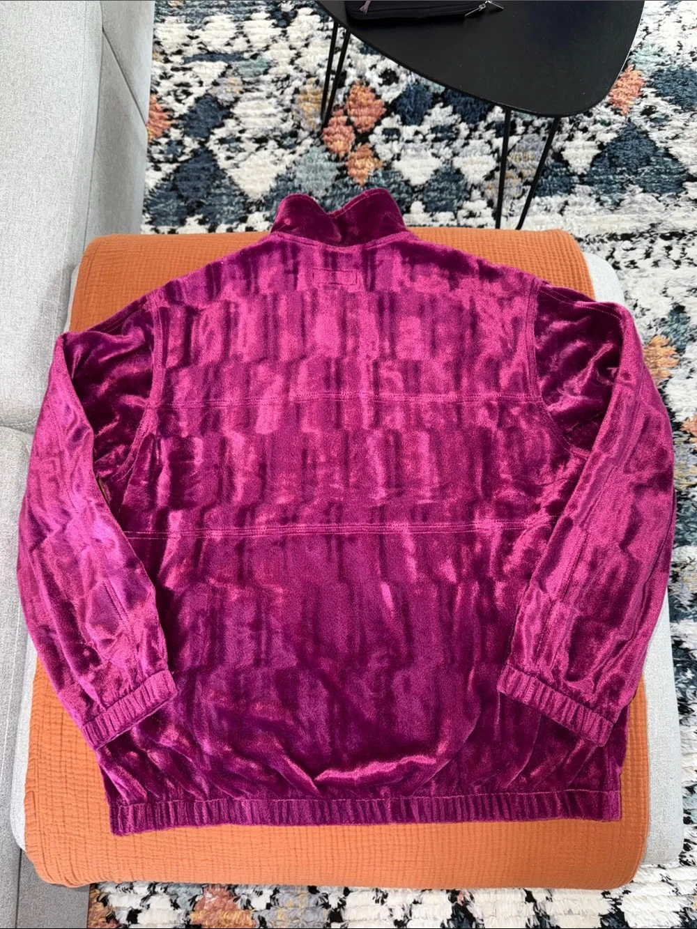 Supreme velour track jacket